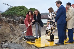 Lançamento da primeira pedra do novo edifício do Serviço de Apoio Domiciliário.